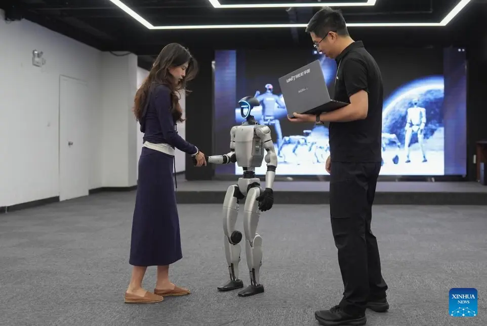 Rented Humanoid Robot in Ai Event