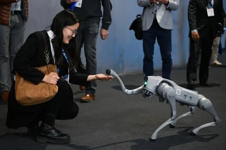 Dog Robot in event