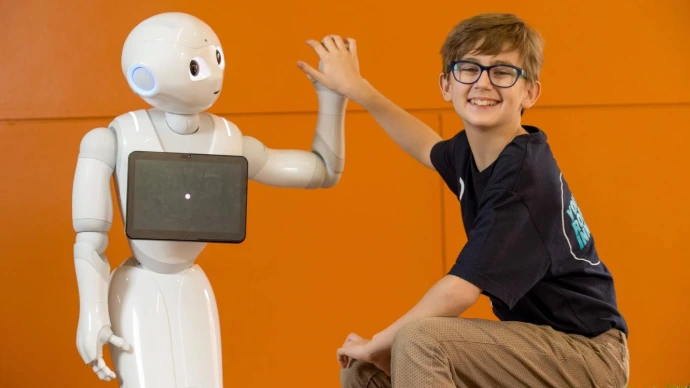Pepper Robot Rental interactive with Kids