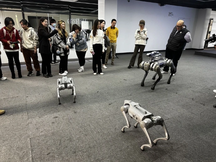 Dog Robot Rented for an event