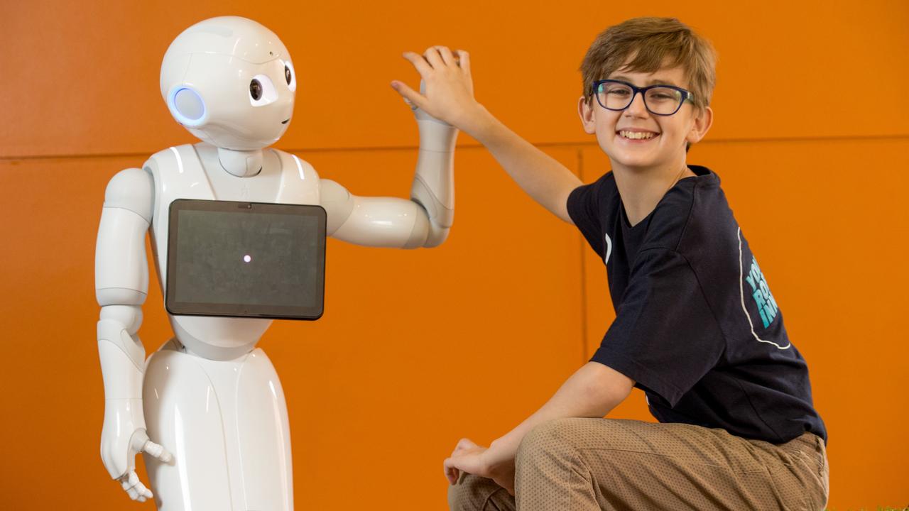 Pepper Robot Rent in Event Interactive with Kids