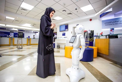 Pepper robot interactive in NBD bank